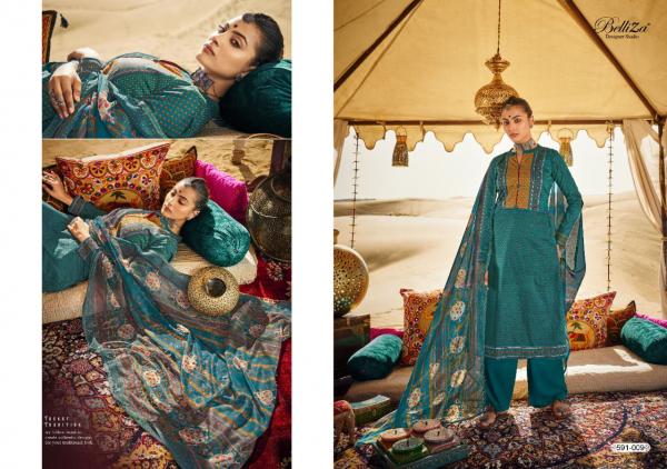 Belliza Queen Of Desert Fancy Cotton Digital Printed Dress Materials 